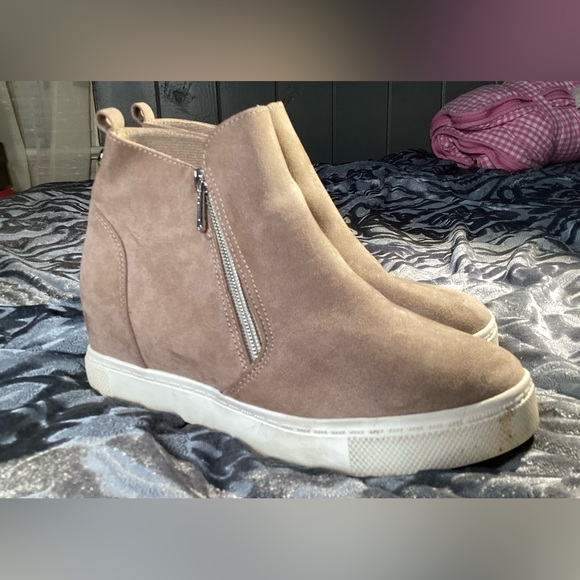 Steve Madden Double Zip Kids Jwedgiee Sneaker Size 5M - Picture 10 of 13